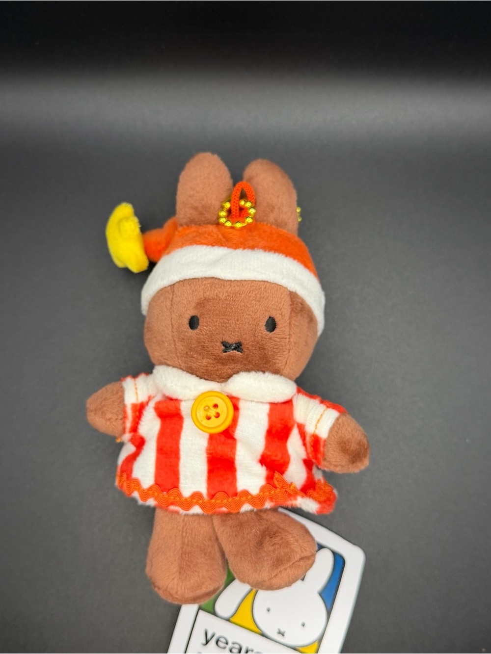 Thailand Melanie with Orange Striped pajamas Plush /keychain mf94